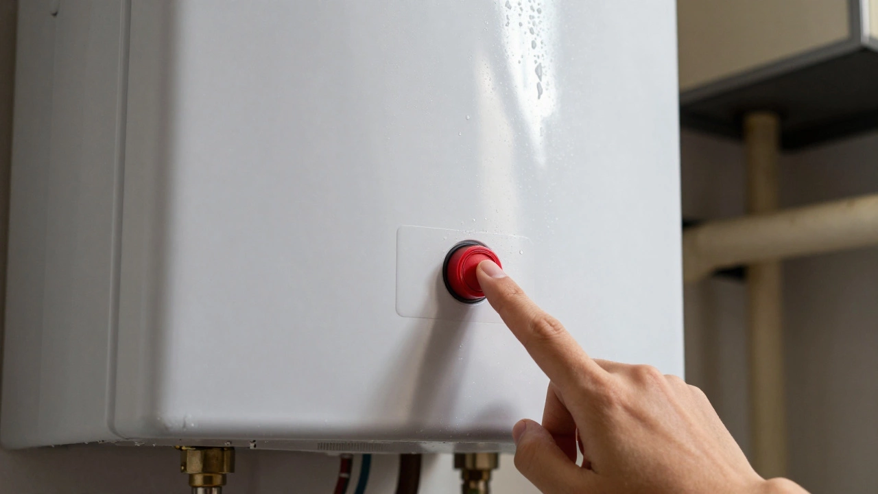 How Long to Push Reset Button on Water Heater?
