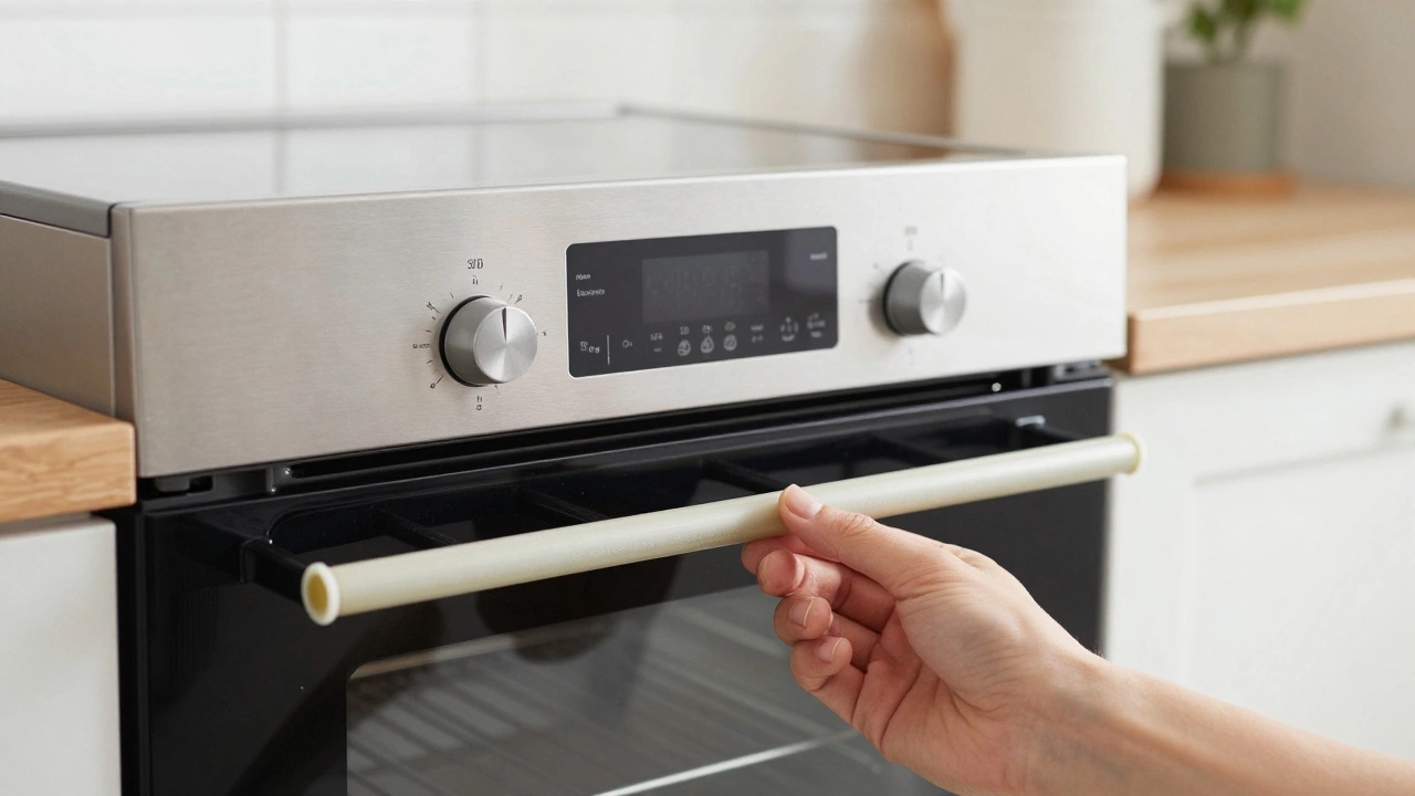 Replacing oven door seal for maintenance
